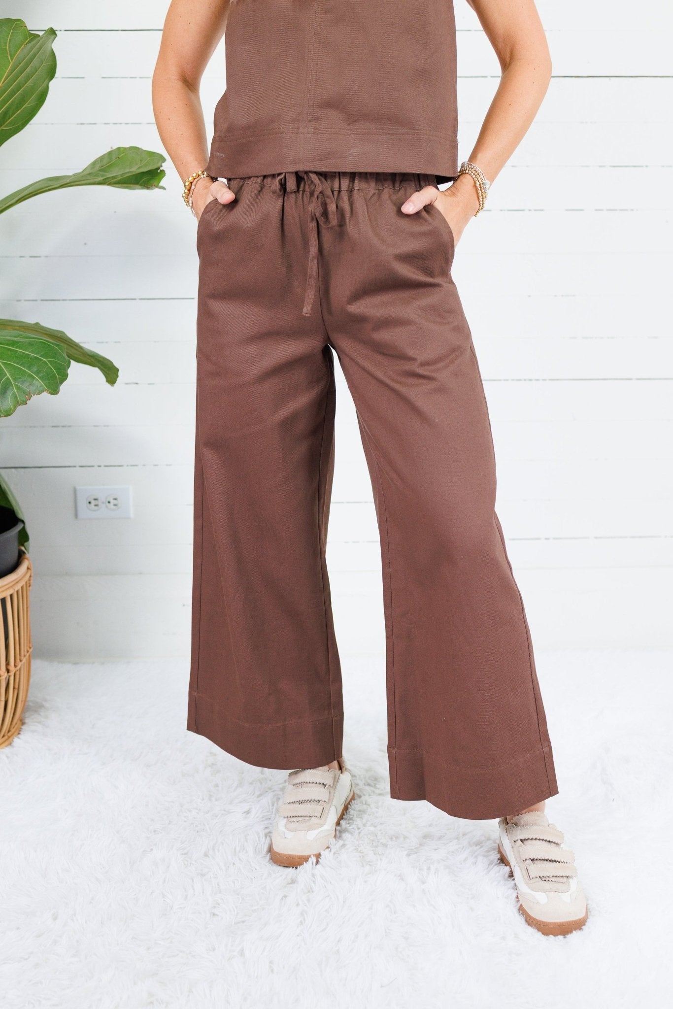 Elizabeth Chocolate Denim Pant Karlie