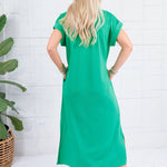 Ellie Kelly Green Knit Maxi Dress Jodifl