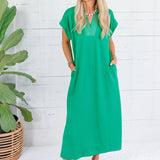 Ellie Kelly Green Knit Maxi Dress Jodifl