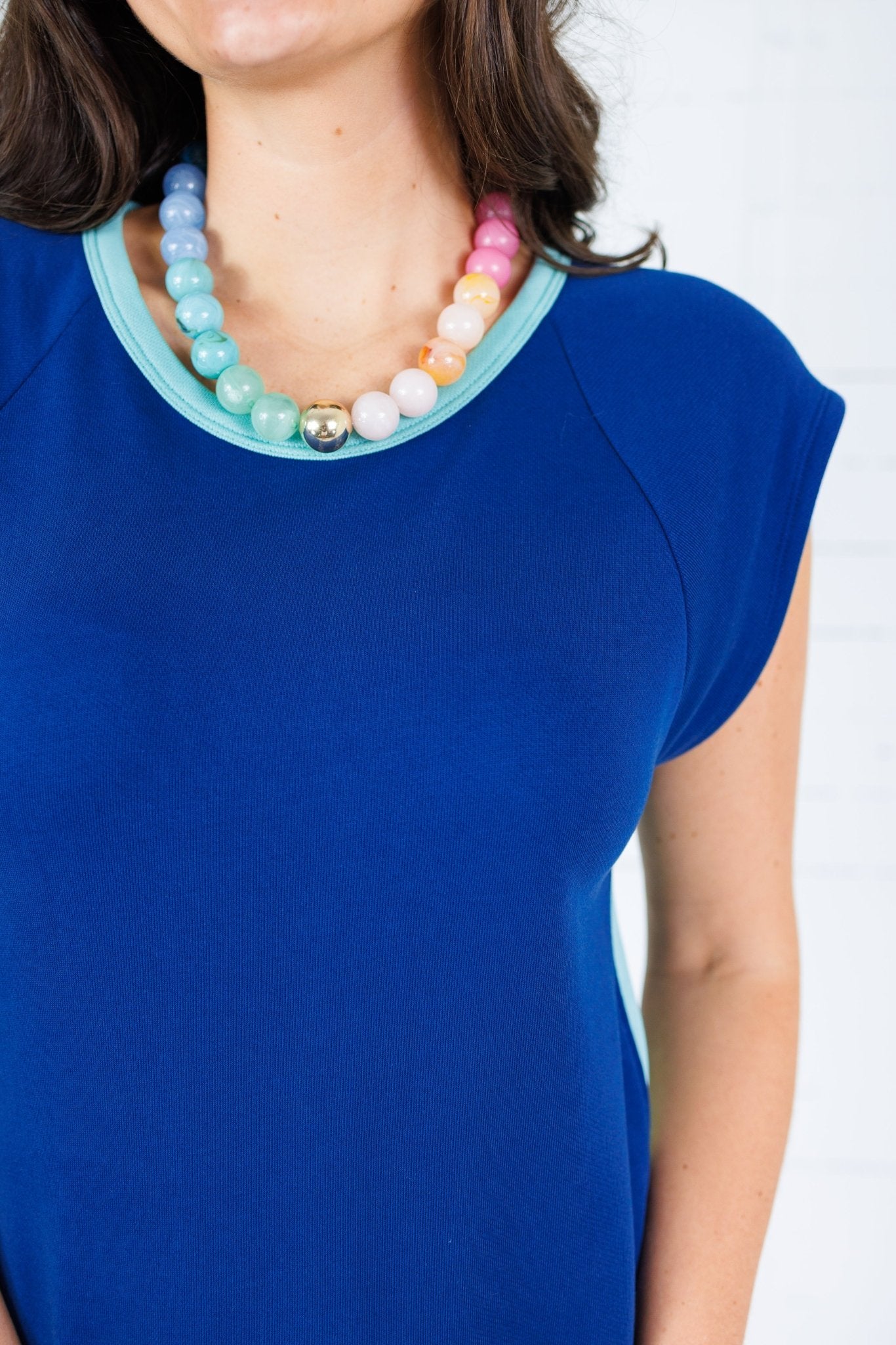 Emily McCarthy Channing Navy Dress