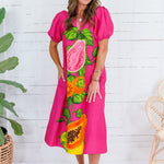 Emily McCarthy Hampton Papaya Vines Dress