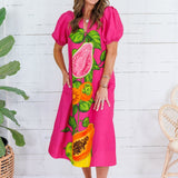 Emily McCarthy Hampton Papaya Vines Dress