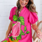 Emily McCarthy Hampton Papaya Vines Dress