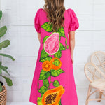 Emily McCarthy Hampton Papaya Vines Dress