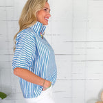 Emily McCarthy Poppy French Blue Stripes Top
