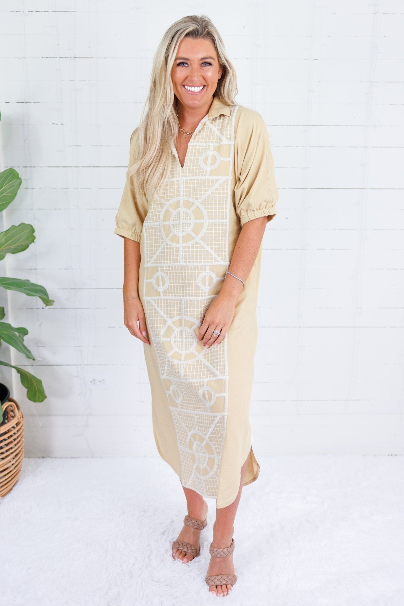 Emily McCarthy Poppy Trellis Caftan
