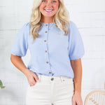 Emma Periwinkle Blue Scallop Edge Cardigan Wishlist