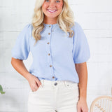 Emma Periwinkle Blue Scallop Edge Cardigan Wishlist