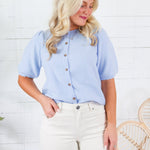 Emma Periwinkle Blue Scallop Edge Cardigan Wishlist