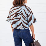 Eye Of The Tiger Blue Sweater Entro