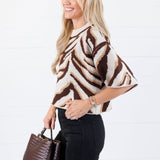 Eye Of The Tiger Brown Sweater Entro 