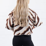 Eye Of The Tiger Brown Sweater Entro 