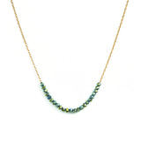 Delicate Crystal Accented Necklace