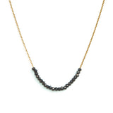 Delicate Crystal Accented Necklace