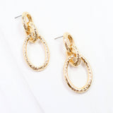 Lucinda Gold Link Earrings