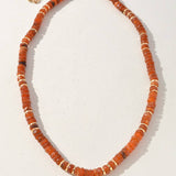 Faceted Disc Beaded Gold Accent Necklace - A3 Accessories - Jewelry - Clover + Bee