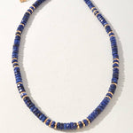 Faceted Disc Beaded Gold Accent Necklace - A3 Accessories - Jewelry - Clover + Bee