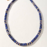 Faceted Disc Beaded Gold Accent Necklace - A3 Accessories - Jewelry - Clover + Bee