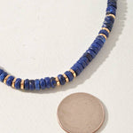 Faceted Disc Beaded Gold Accent Necklace - A3 Accessories - Jewelry - Clover + Bee