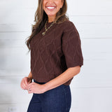 Farmer Brown Diamond Sweater Entro