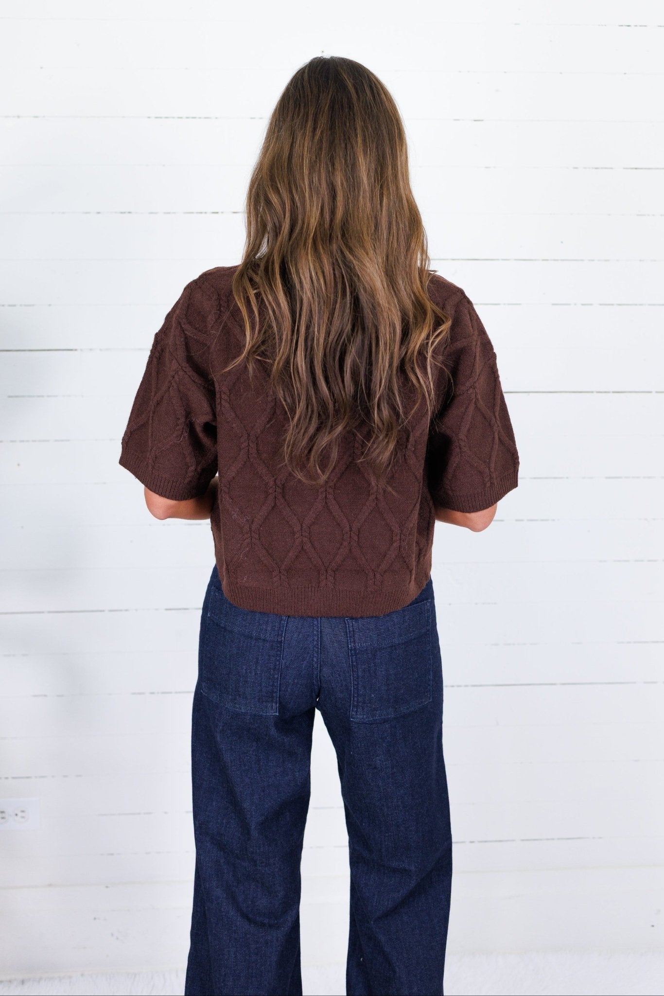 Farmer Brown Diamond Sweater Entro