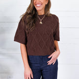 Farmer Brown Diamond Sweater Entro