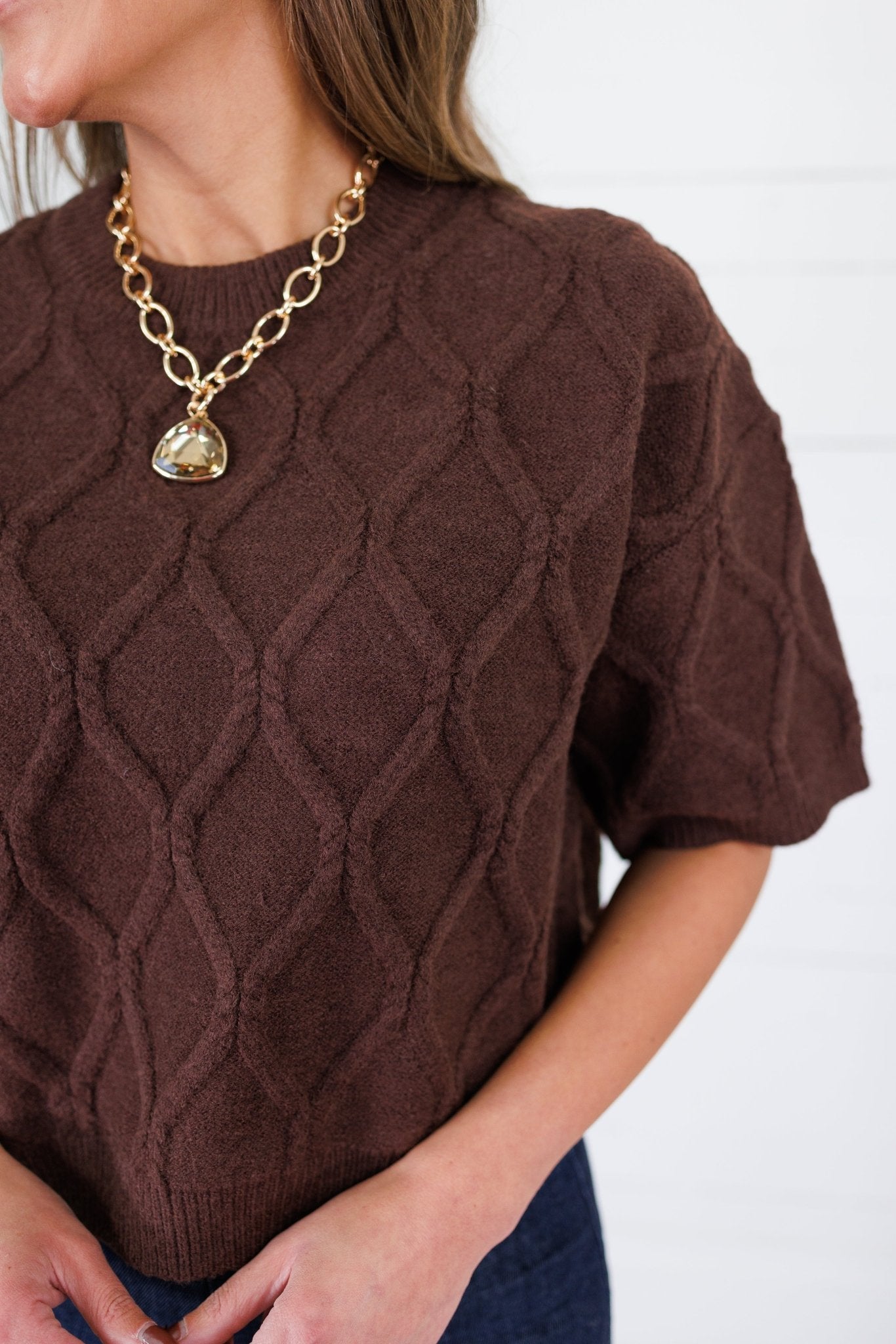 Farmer Brown Diamond Sweater Entro