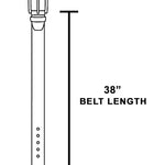 Flat Metallic Riveted Vegan Leather Belt - A4 Accessories - Misc Accessories - Belts - Clover + Bee