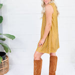 Florentine Laser Cut Leather Dress Emily McCarthy