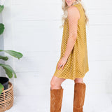 Florentine Laser Cut Leather Dress Emily McCarthy