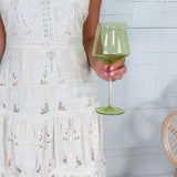 Francia Cream Lace Tiered Maxi Dress