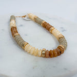 Freeman Ivory + Gold Bead Necklace