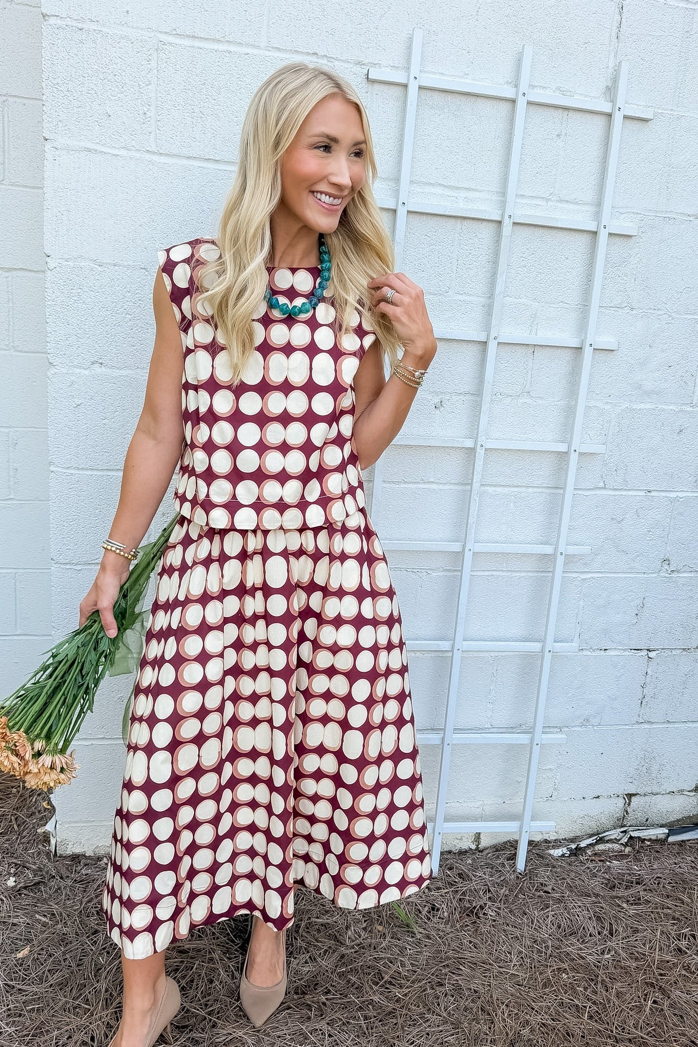 Gabby Brown Geometric Tank Top