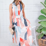 Gabrielle Multi Prism Maxi Dress Elan