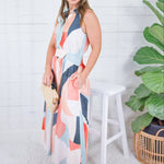 Gabrielle Multi Prism Maxi Dress Elan