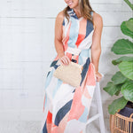 Gabrielle Multi Prism Maxi Dress Elan