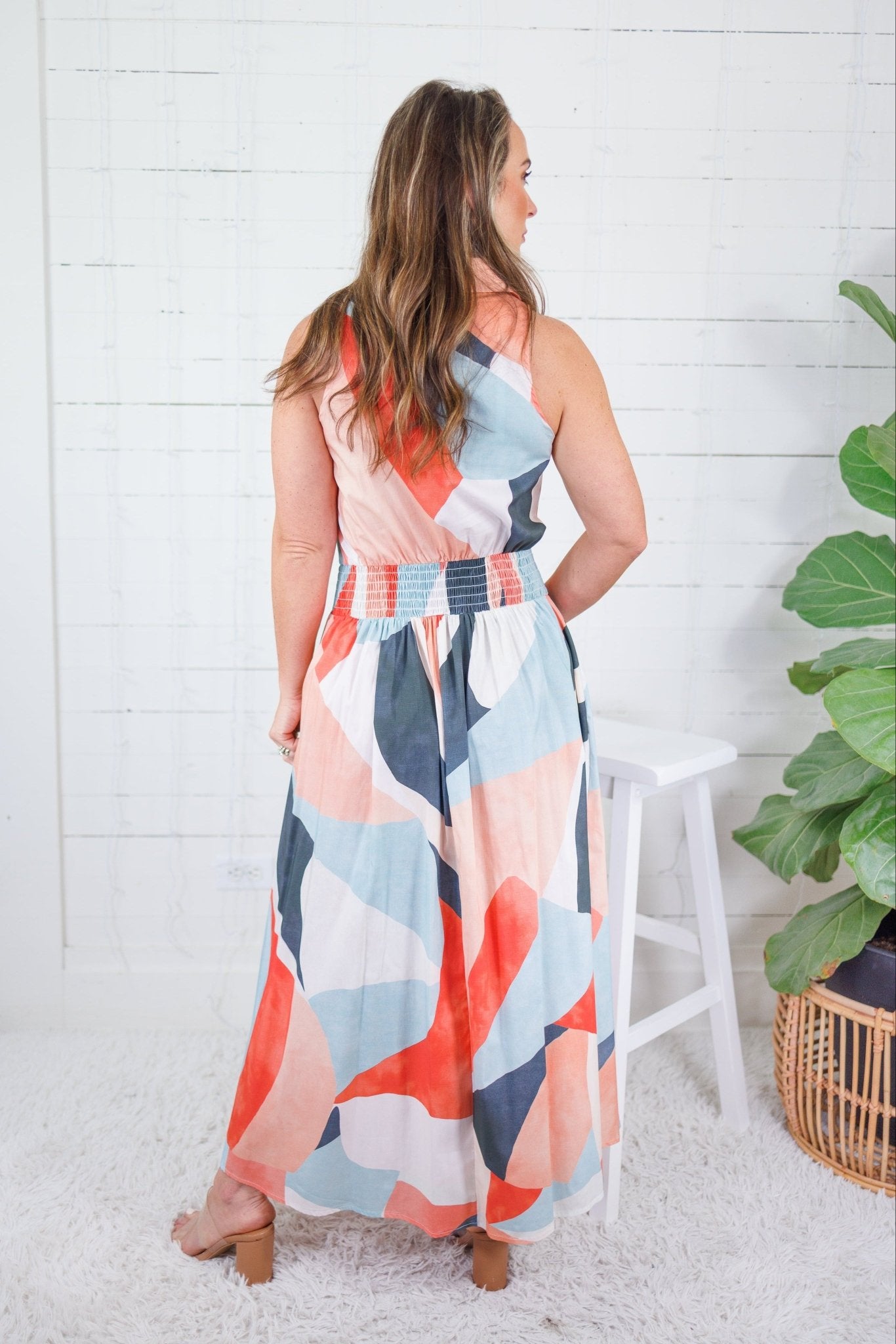 Gabrielle Multi Prism Maxi Dress Elan