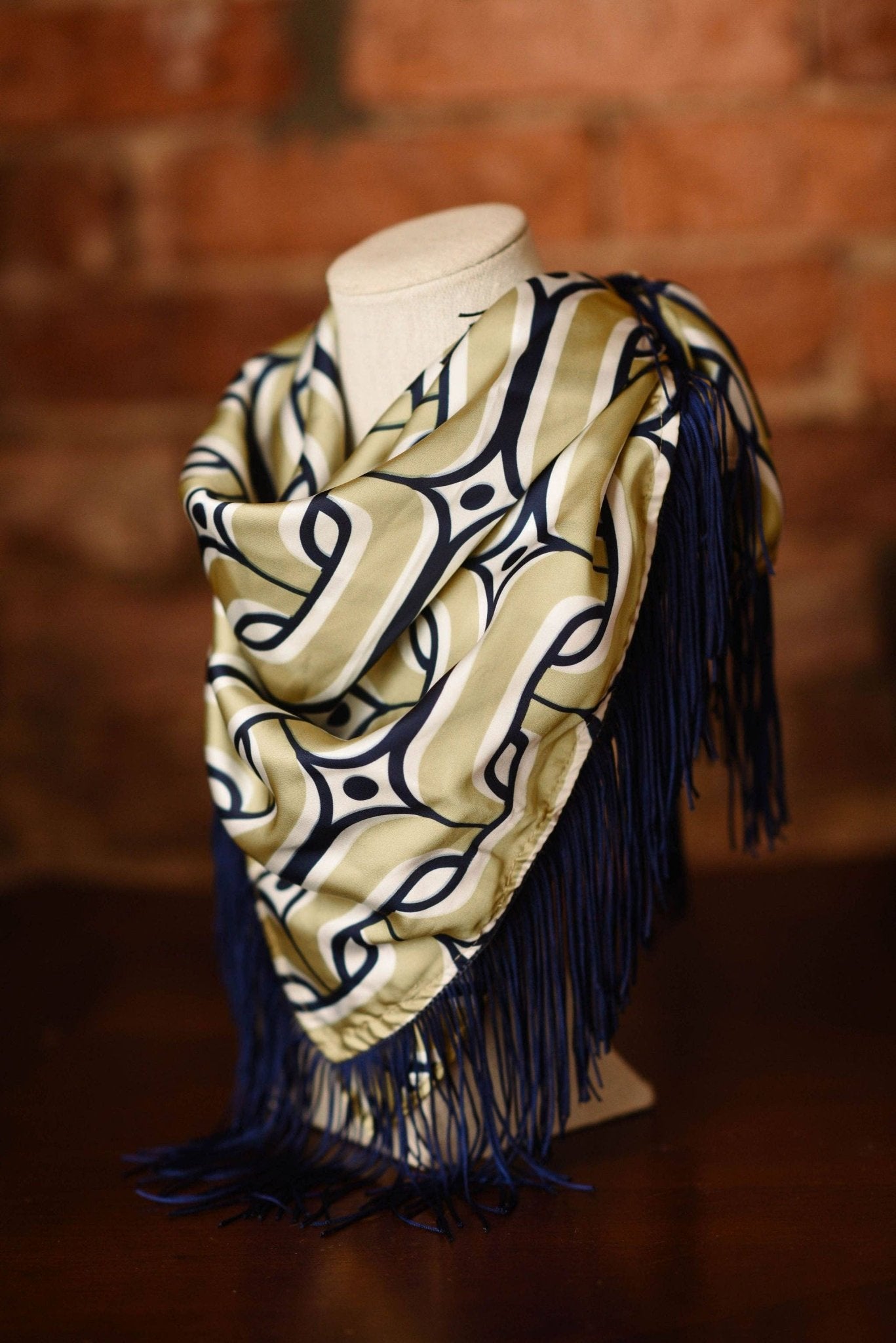Game Day Fringe Scarf - Clover + Bee