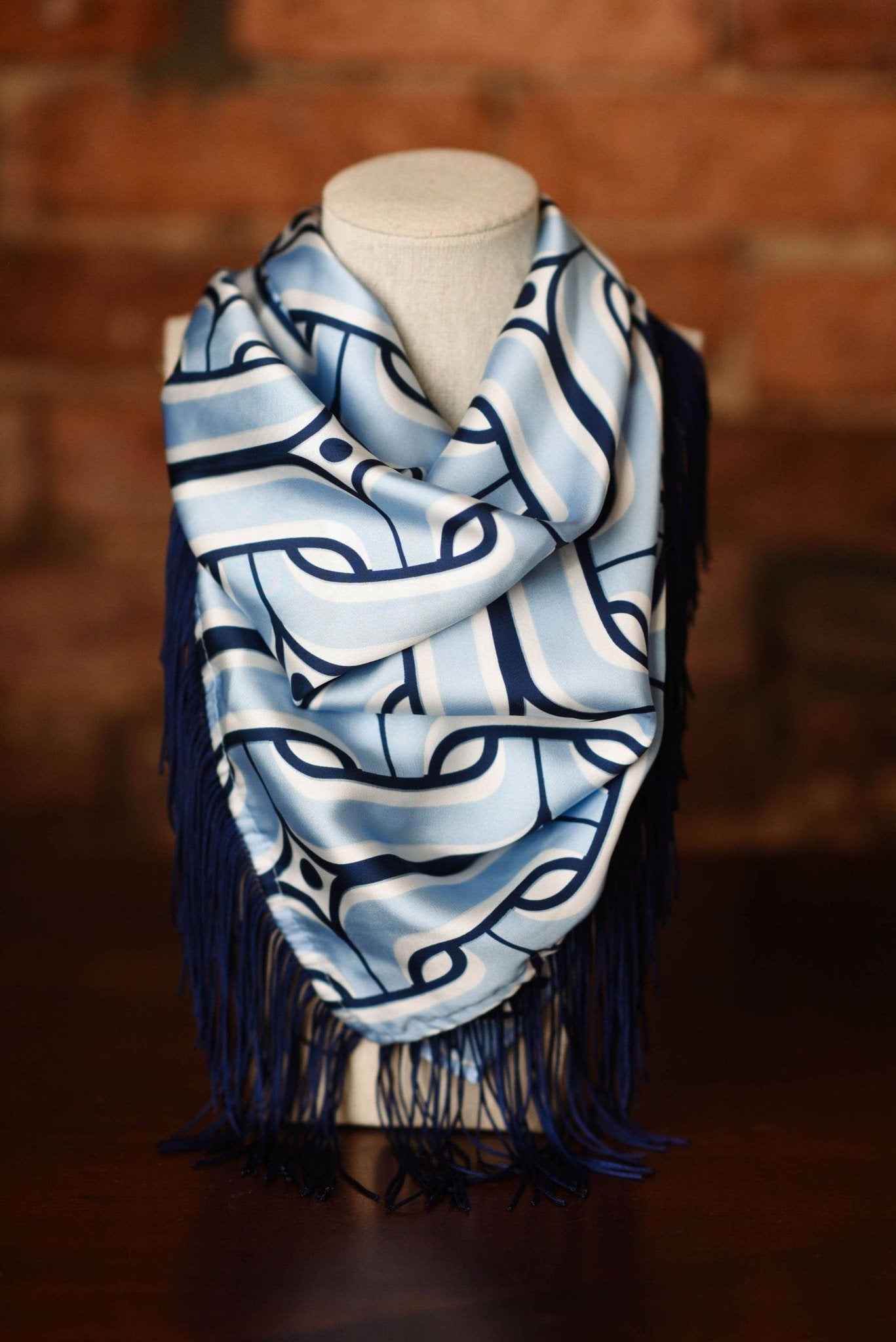 Game Day Fringe Scarf - Clover + Bee