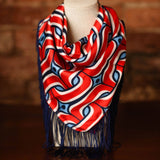 Game Day Fringe Scarf - Clover + Bee