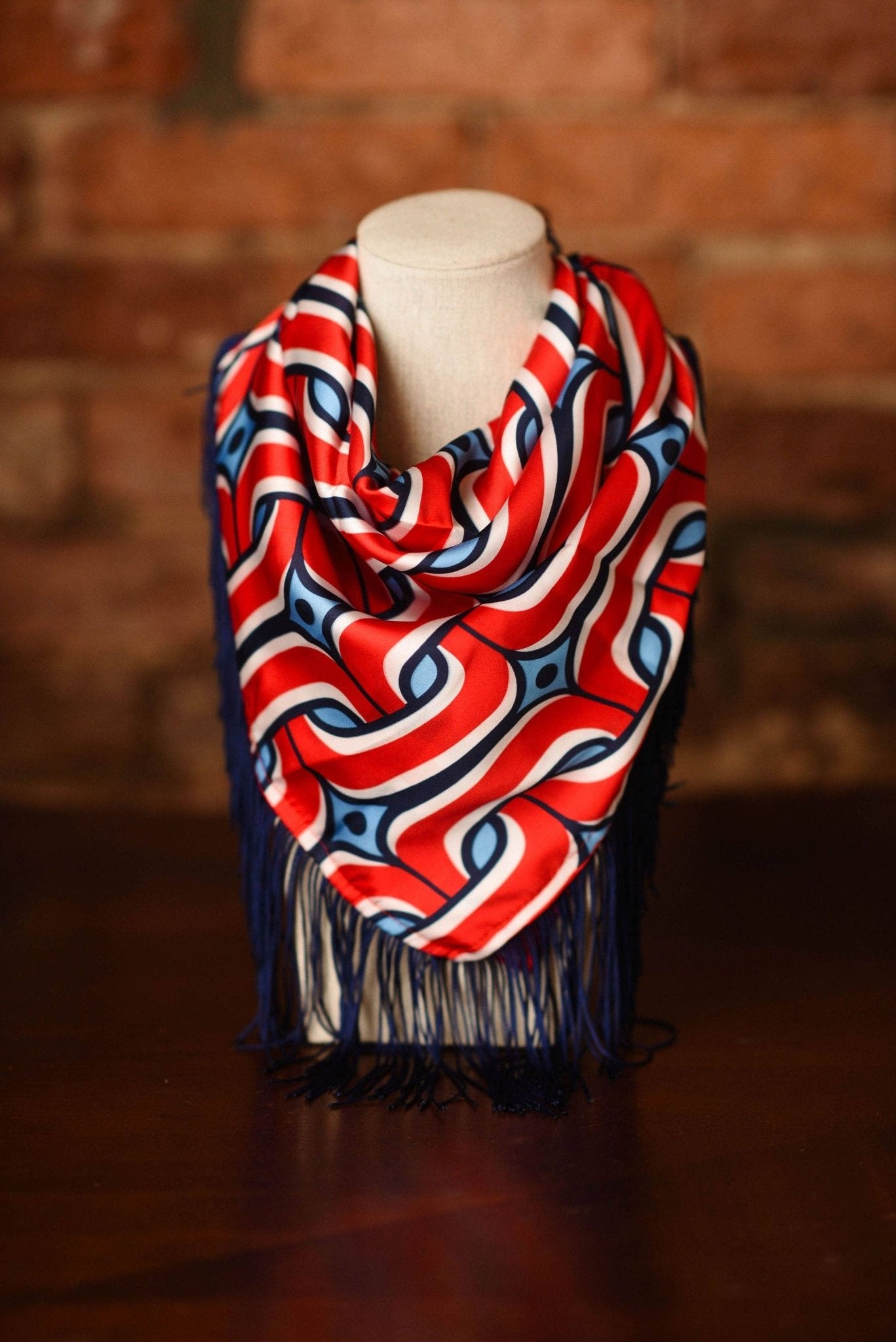 Game Day Fringe Scarf - Clover + Bee