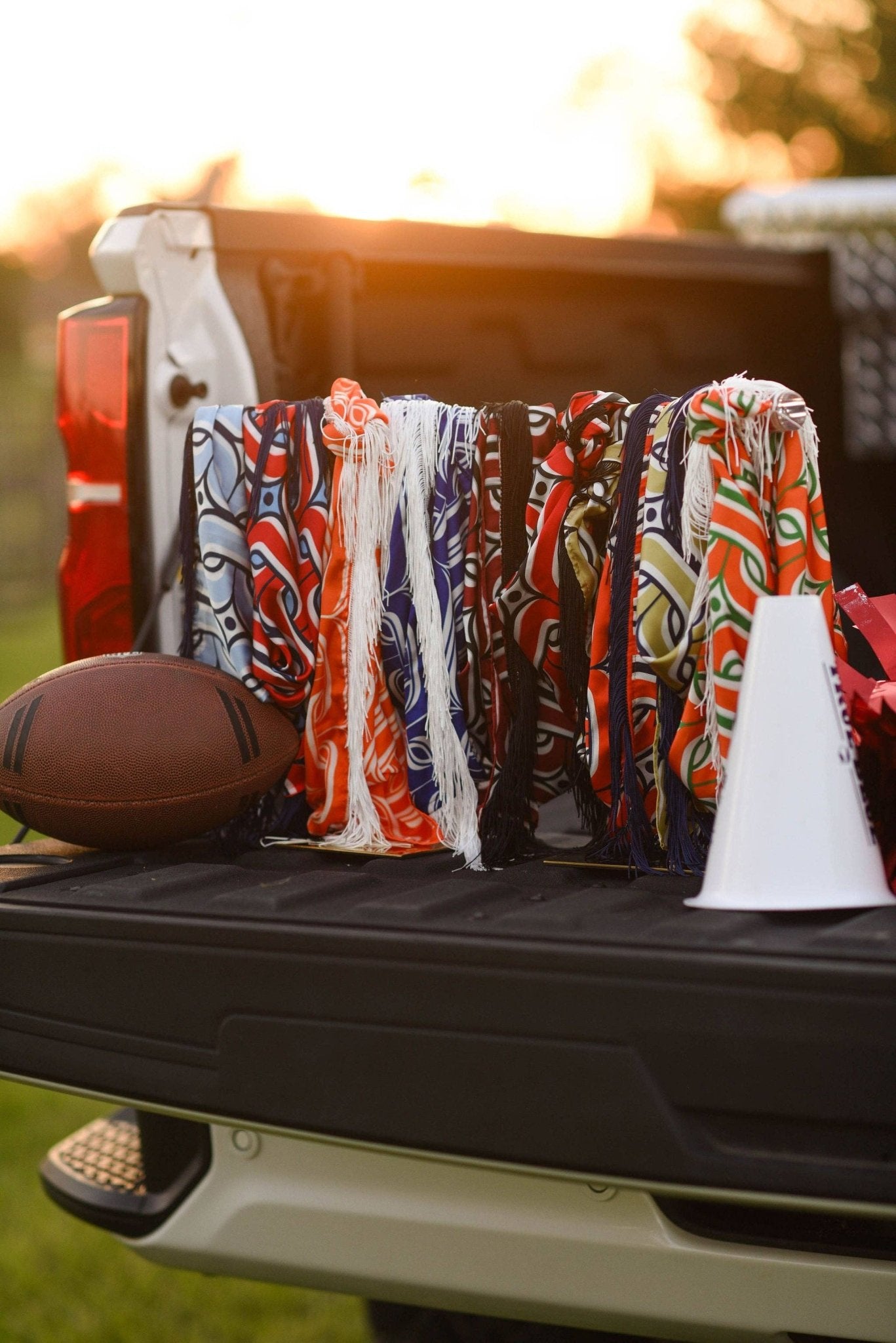 Game Day Fringe Scarf - Clover + Bee