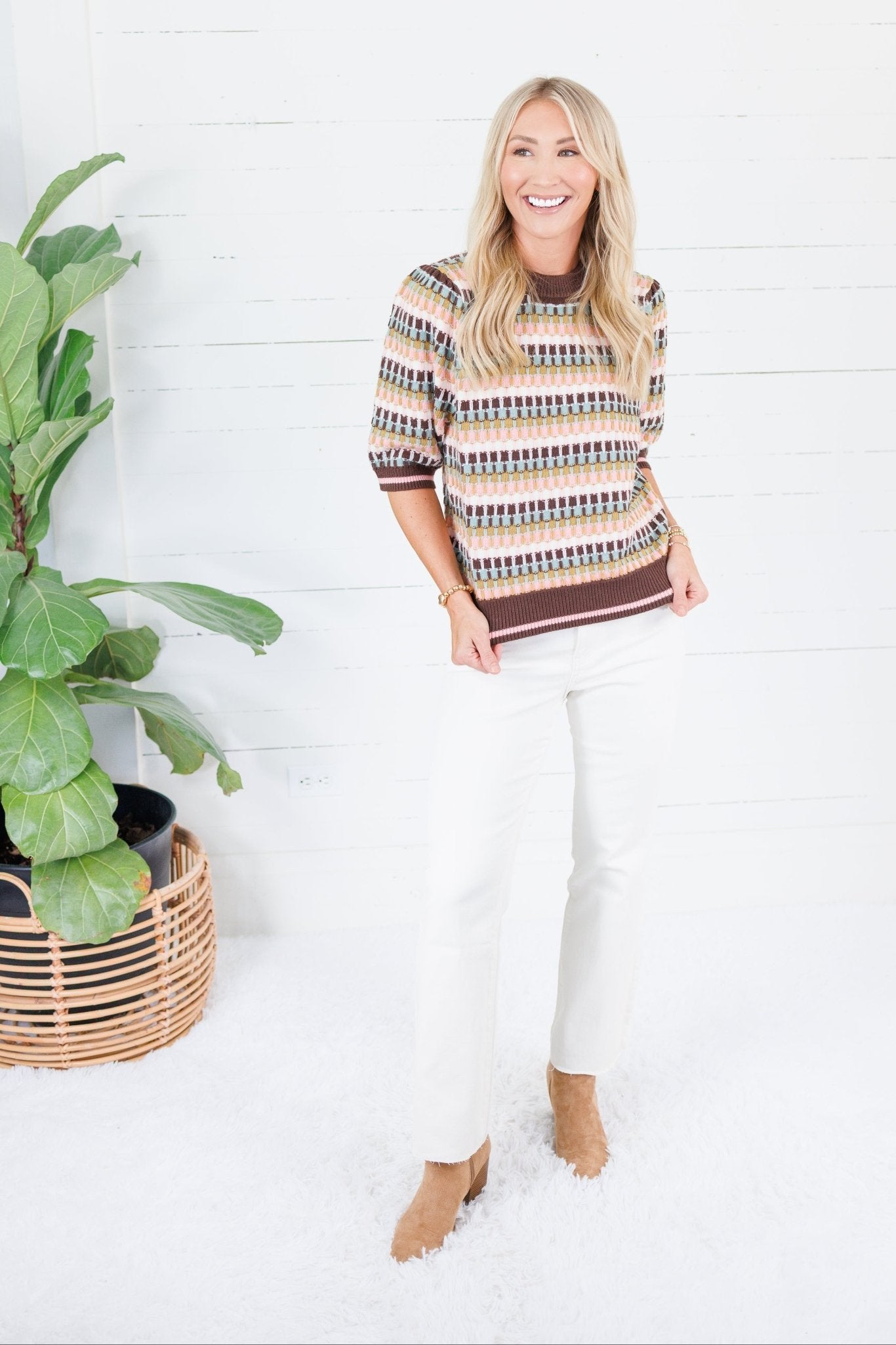 Gardena Multi Stripe Sweater THML