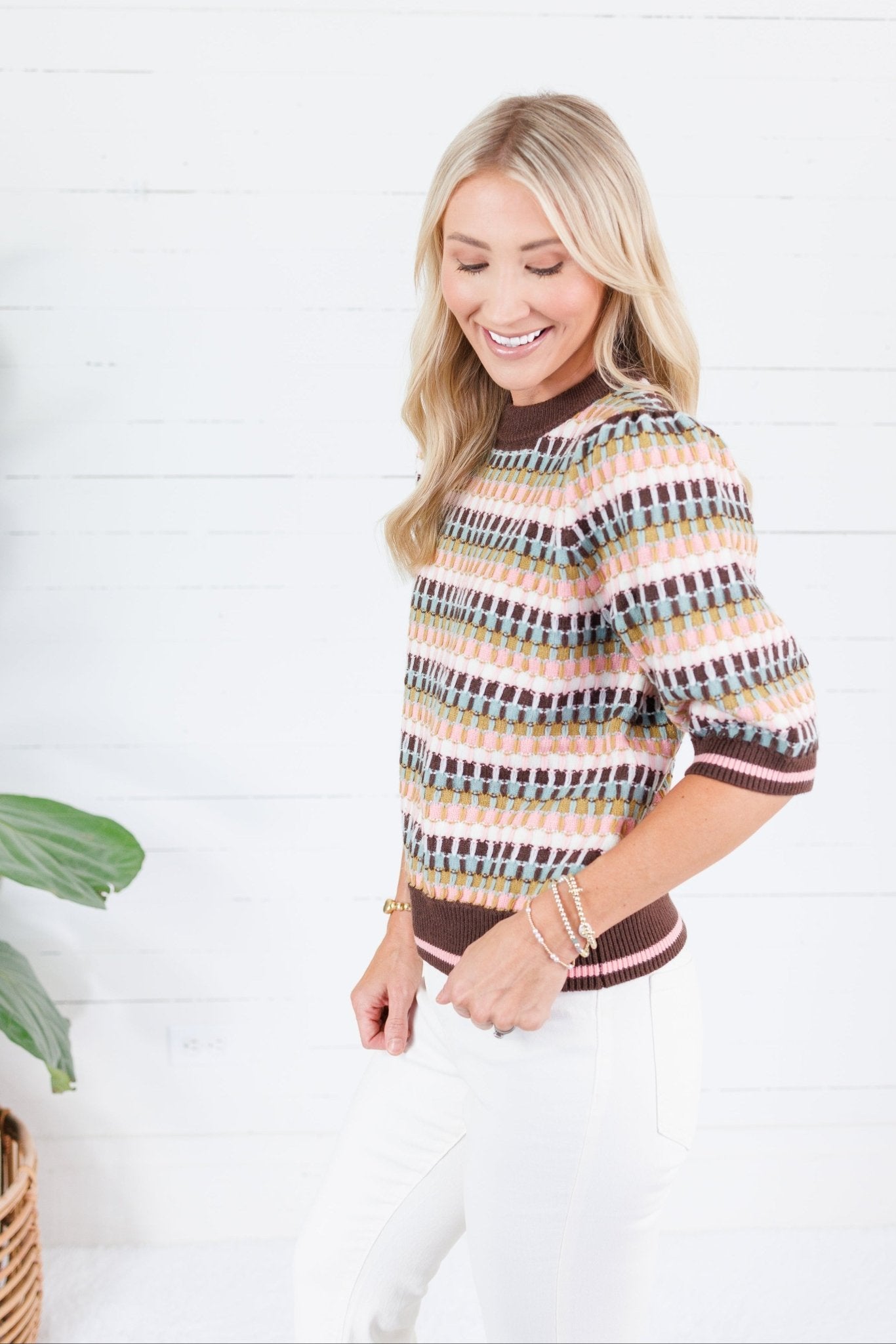 Gardena Multi Stripe Sweater THML
