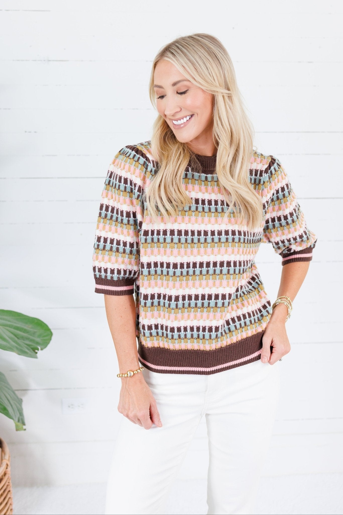 Gardena Multi Stripe Sweater THML