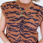 Gentry Camel Animal Sweater Entro