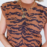 Gentry Camel Animal Sweater Entro