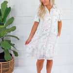 George Ivory Floral Shirt Dress Polagram