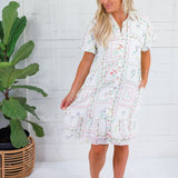 George Ivory Floral Shirt Dress Polagram