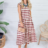 Georgia Brown Geometric Skirt